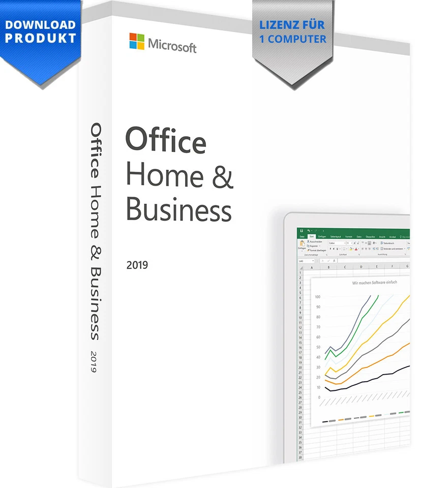 Microsoft Office 2019 Home & Business mit Supportanspruch | Download + Lizenz - Bild 3 von 4