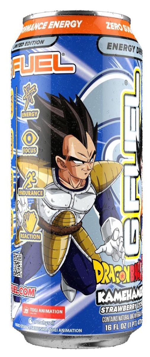 GFUEL DBZ DRAGON BALL Z KAMEHAMEHA STRAWBERRY LYCHEE ONE New