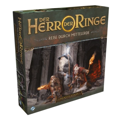 FANTASY FLIGHT GAMES Herr der Ringe: Reise durch Mittelerde - Dunkle Pfade Erweiterung - Deutsch