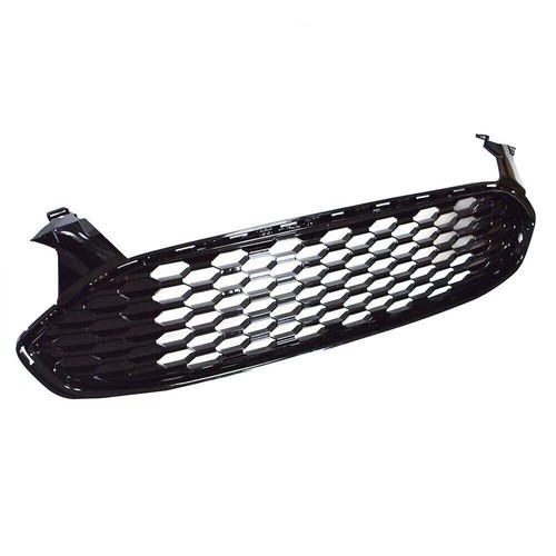 For 2013-2016 Ford Fusion Front Upper Bumper Grille Honeycomb Grill Gloss Black - Foto 5 di 22