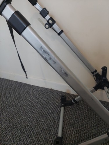 Silver Bugaboo Cameleon 1 Chassis Frame With Black Solid Back Wheels - Used - Picture 11 of 24