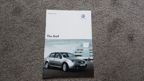 VOLKSWAGEN GOLF INC GTI SALES BROCHURE 2005-