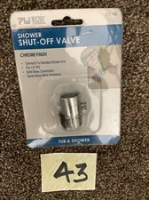 plumb works  shut off Valve 678-1465 Chrome Finish Fits 1/2” IPS