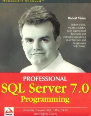 Professional SQL Server 7.0 Programming Rob Vieira paperback Used - Good
