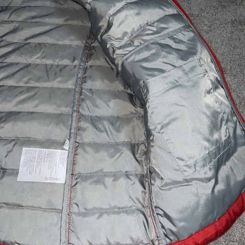 Chaqueta acolchada para hombre Nautica con capucha desmontable roja/negra M - Imagen 3 de 7