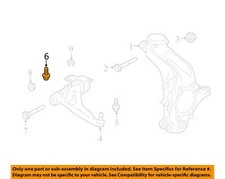 NISSAN OEM 08-24 QX50 Shocks Components-Shock Upper Bolt 11298JA03D