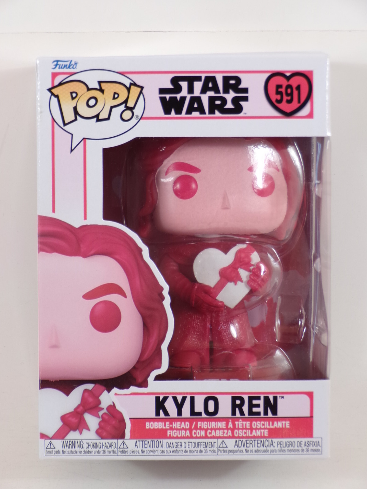 Funko POP STAR WARS Valentines KYLO REN #591 Figure Exclusive New!