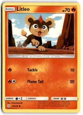 2019 Sun & Moon - Cosmic Eclipse Litleo c Basic/Common #36