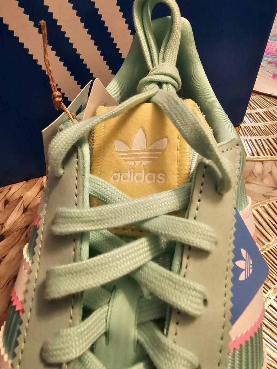 adidas gazelle silver green womens Adidas Retropy F2 Women's Shoes Grey One-Off White – Sports Plaza NY main image 1