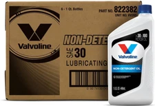 Valvoline Daily Protection Non-Detergent SAE 30 Conventional Motor Oil 1 QT Case