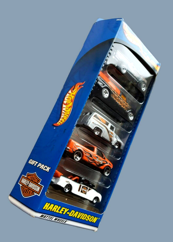 Harley Davidson 2000 paquete de regalo de 5 autos camioneta pickup vintage Hot Wheels 1:64 - Imagen 8 de 11