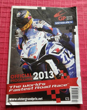 Ulster Grand Prix Motorcycle Road Races Official Programme 2013 Superbikes