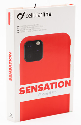 Cellularline Schutz Hülle Apple iPhone 11 Pro Soft Touch Case Etui Sensation 663