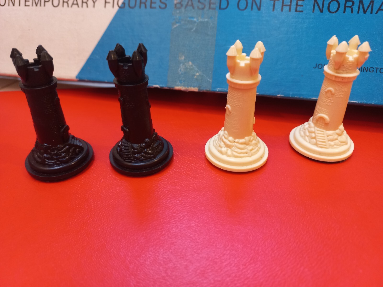 Vintage Chess Set Norman Period Style Pieces eBay