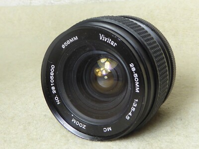 Vivitar (Komine) 28-50mm f3.5-4.5 MC Zoomobjektiv Pentax K Fit super Zustand pk