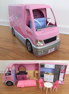 barbie hot tub camper van