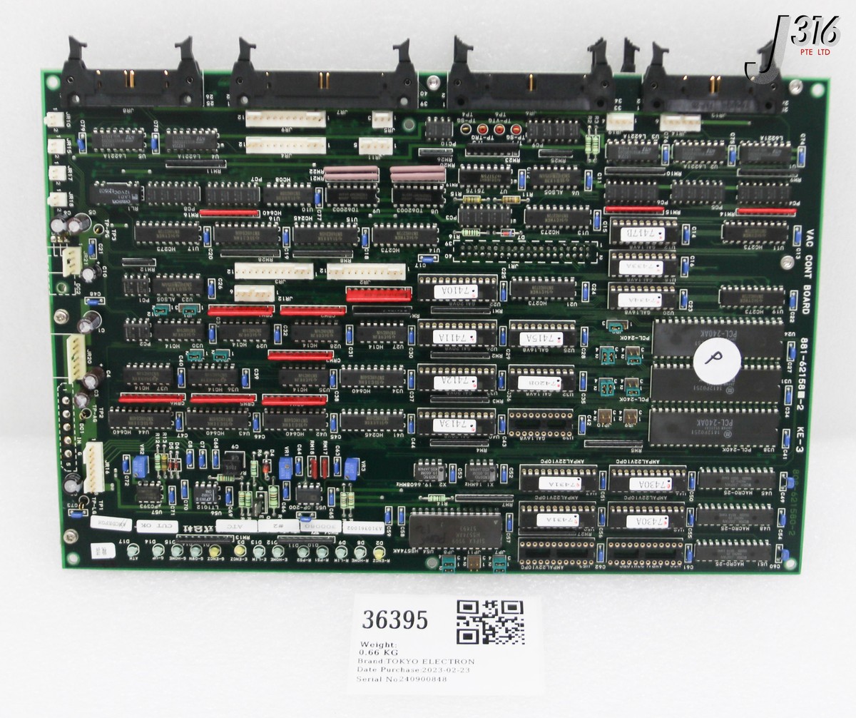 クランプ 36395 TEL PCB, VAC CONT BD 808-621580-2 W/ 881-621470-1 881-62158