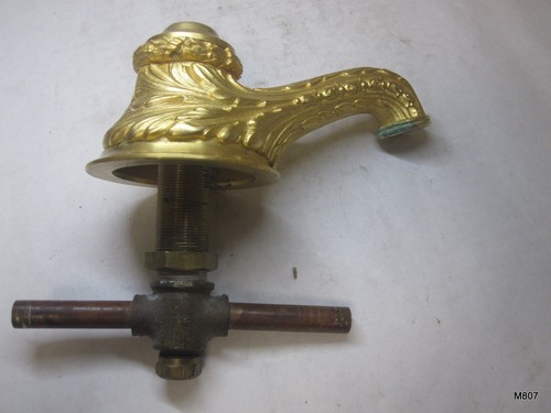 Sherle Wagner Faucet Set Parts with Sherle Wagner Malachite & Gold Handles - Picture 5 of 7