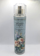 BATH AND BODY WORKS DRESSED IN WHITE BODY MIST 8 FL OZ