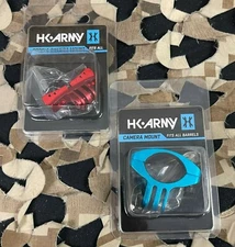 NEW HK Army Action Sports Goggle/Barrel Camera Mount Package-2 Mounts-Blue/Red