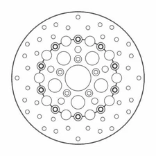Harley Davidson FXSTC 1584 2007-2009 Moto Masters Front Brake Disc