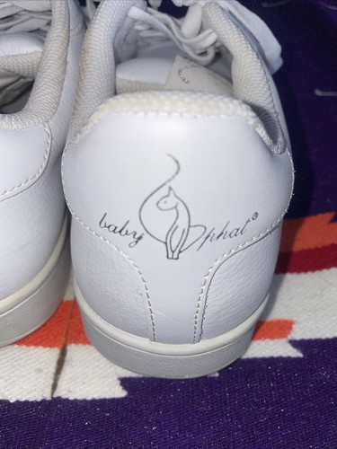Baby Phat, weiße Leder Sneaker, Damen Gr. 10 - Bild 6 von 13