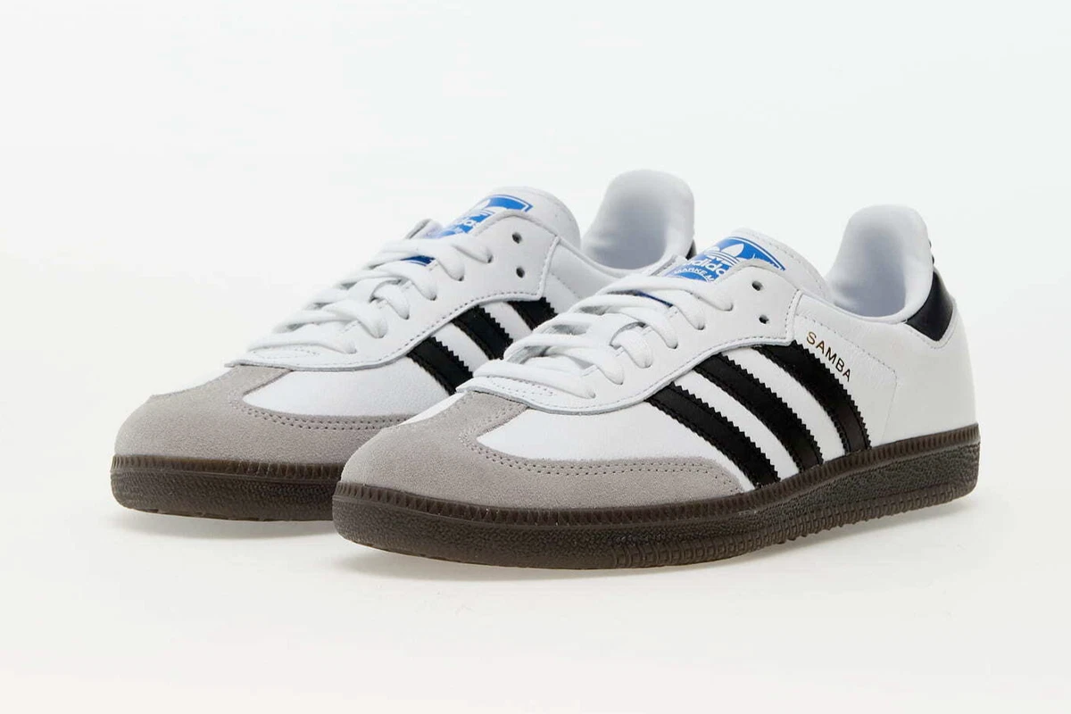 Size 6, 6.5 - adidas Samba OG Cloud White Core Black Brown Gum