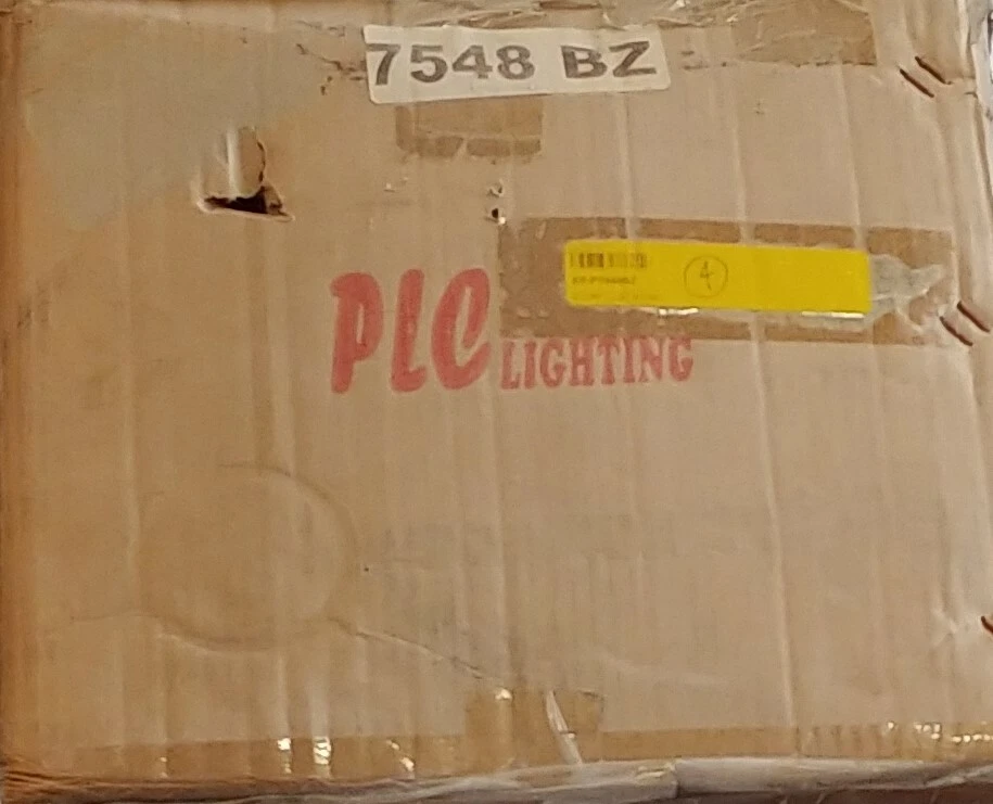 Arandela PLC Lighting 7548BZ 2 Light Chyna Collection acabamento bronze  - Imagem 2 de 2