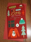" SON " CUTE  CHRISTMAS GIFT CARD/WALLET- see photo