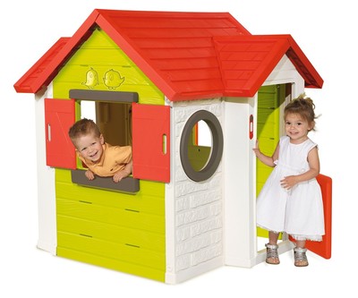 Smoby Mein Haus Spiel Gartenhaus Fur Kinder 7600810402