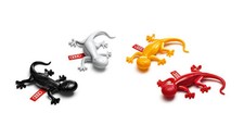 4x Original Audi Gecko Duftspender Duftgecko Duftbaum rot grau gelb schwarz