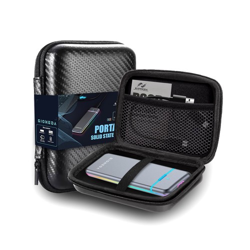 RGB 2TB External Solid State Disk USB 3.1 TypeC Shockproof Portable 1000MB/s - Picture 6 of 11