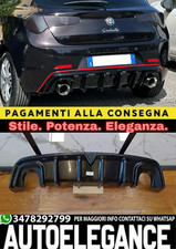 🔥1924 DIFFUSORE ADATTO PER ALFA ROMEO GIULIETTA LOOK TUNING NERO LUCIDO🔥