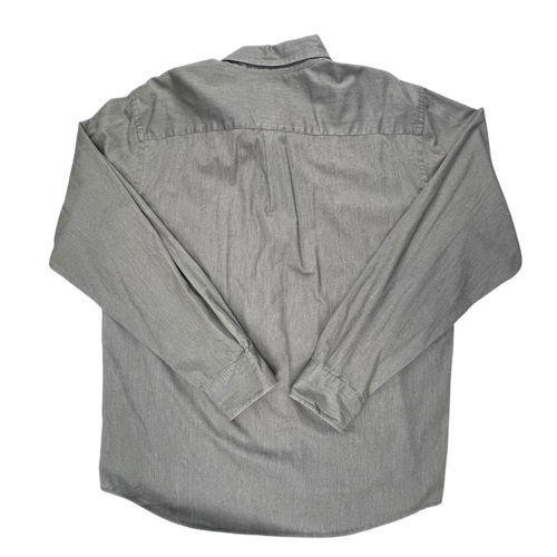 Dockers Button Up Shirt Mens XLT Green Neutral Casual Long Sleeve Versatile Top - Picture 6 of 8