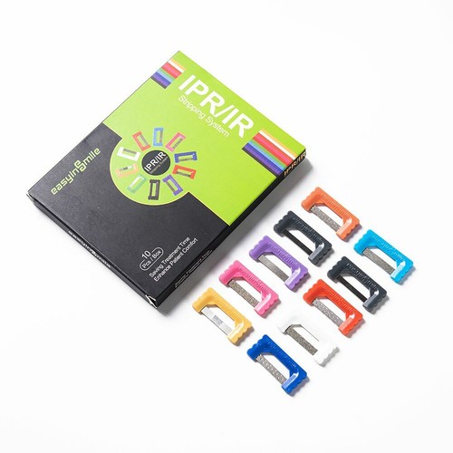 10pc Dental Interproximal Enamel Reduction Kit IPR Polishing Strip Serrated Saw - Picture 7 of 21