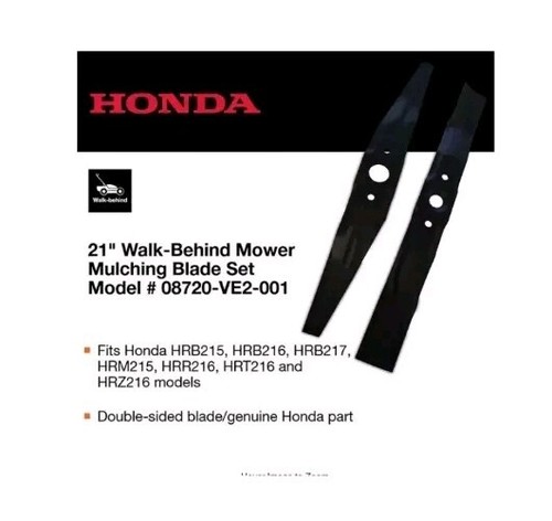 Honda 21 Zoll Mulchmesser Set Mähwerk Ersatz Original Twin 08720-VE2-001 - Bild 2 von 2