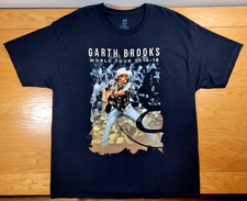 Garth Brooks T-shirt Men's XL Black Adult Country Music Concert Tour 2014-16 Tee