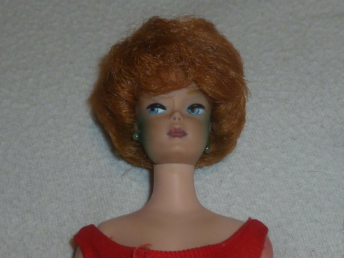 VINTAGE 1964 BARBIE DOLL BUBBLECUT HAIR REDHEAD #850 MATTEL VINTAGE 1964 BARBIE DOLL BUBBLECUT HAIR REDHEAD #850 MATTEL