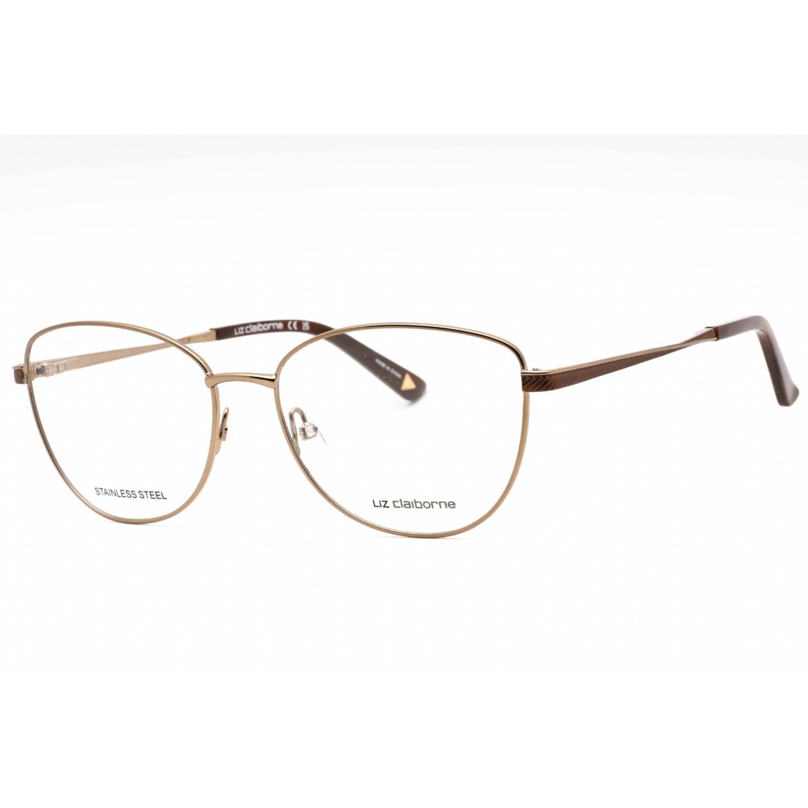 Женские очки Liz Claiborne в коричневой оправе Cat Eye с полной оправой L 672 009Q 00