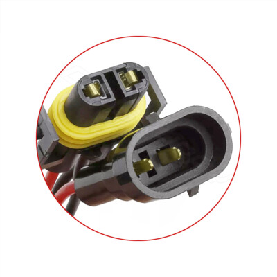 2X H11 H8 H9 LED DRL Fog Light Canbus 50W 6Ohm Load Resistor Wiring Decoder