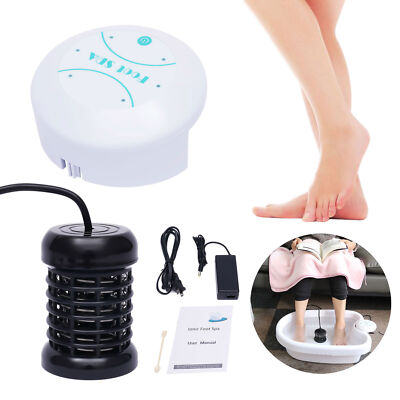 Ionic Detox Foot Bath Spa Machine Portable Salon Ion Aqua Foot Bath Beauty Kit
