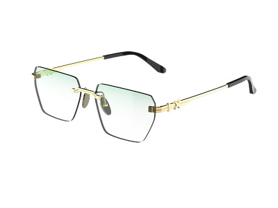 XLAB Sonnenbrille Mod. Murter  Gold/Grün Gold Grün Mann Frau