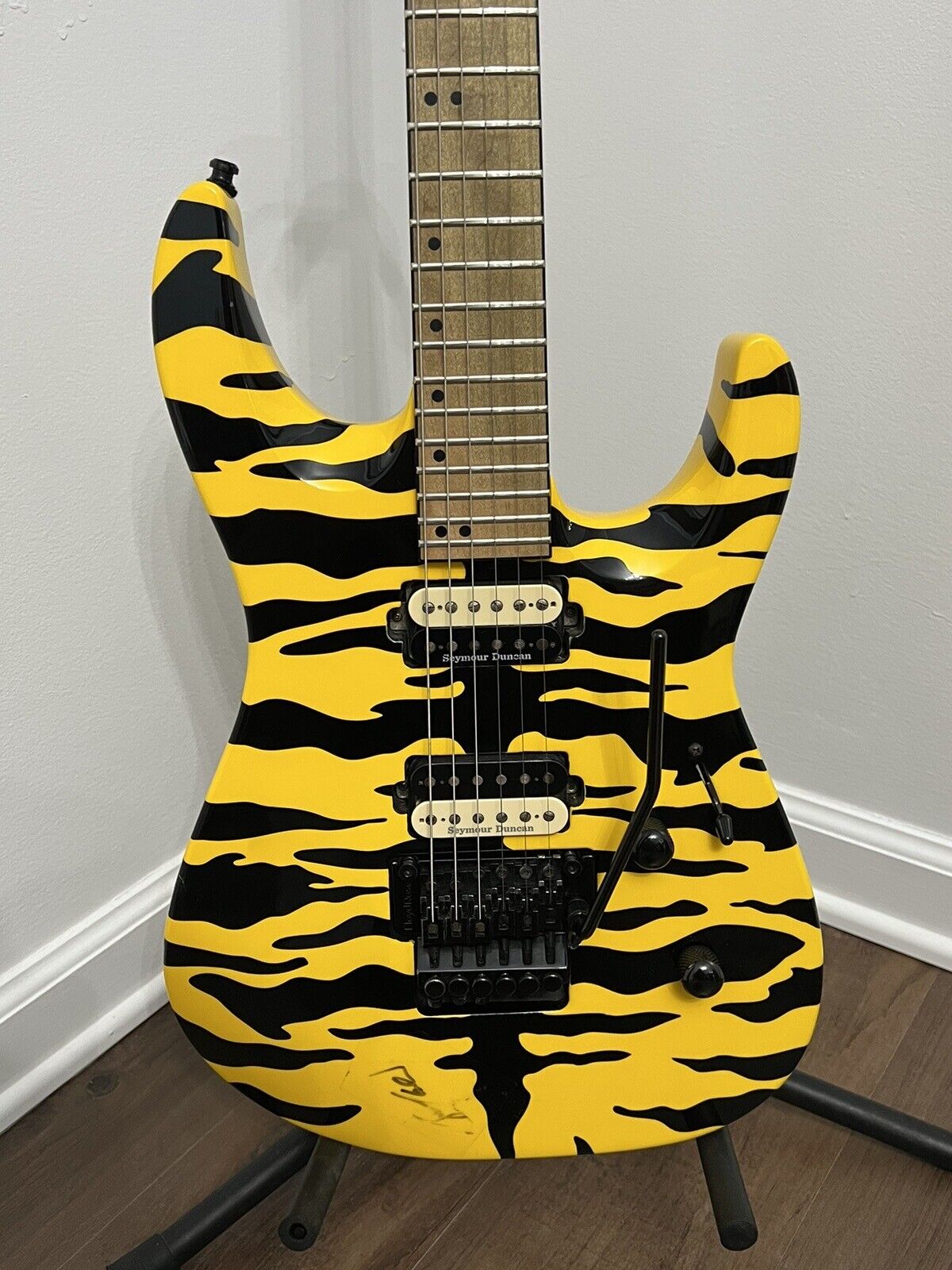 Jackson DK2M Yellow Tiger 2014 limited edition dinky electric guitar 125 Duncan