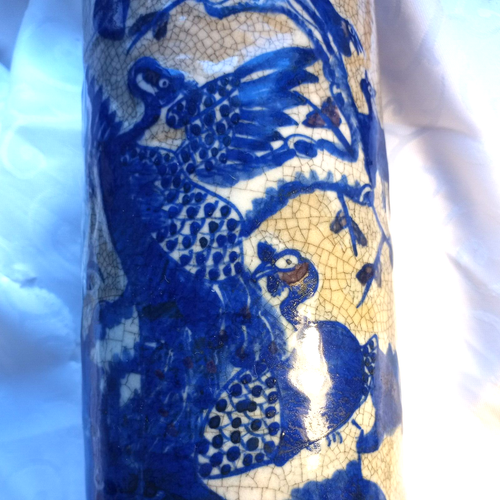 MAGNIFICENT ANTIQUE!!! MING DYNASTY CHINA MARK BRUSH POT PORCELAIN 11.5" TALL - Picture 9 of 17