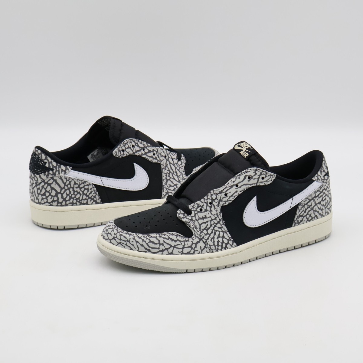 T*K様 Nike Air Jordan 1 OG \"Black Cement\" Nike Air Jordan 1 Retro Low OG Black Cement CZ0790-001 Men's