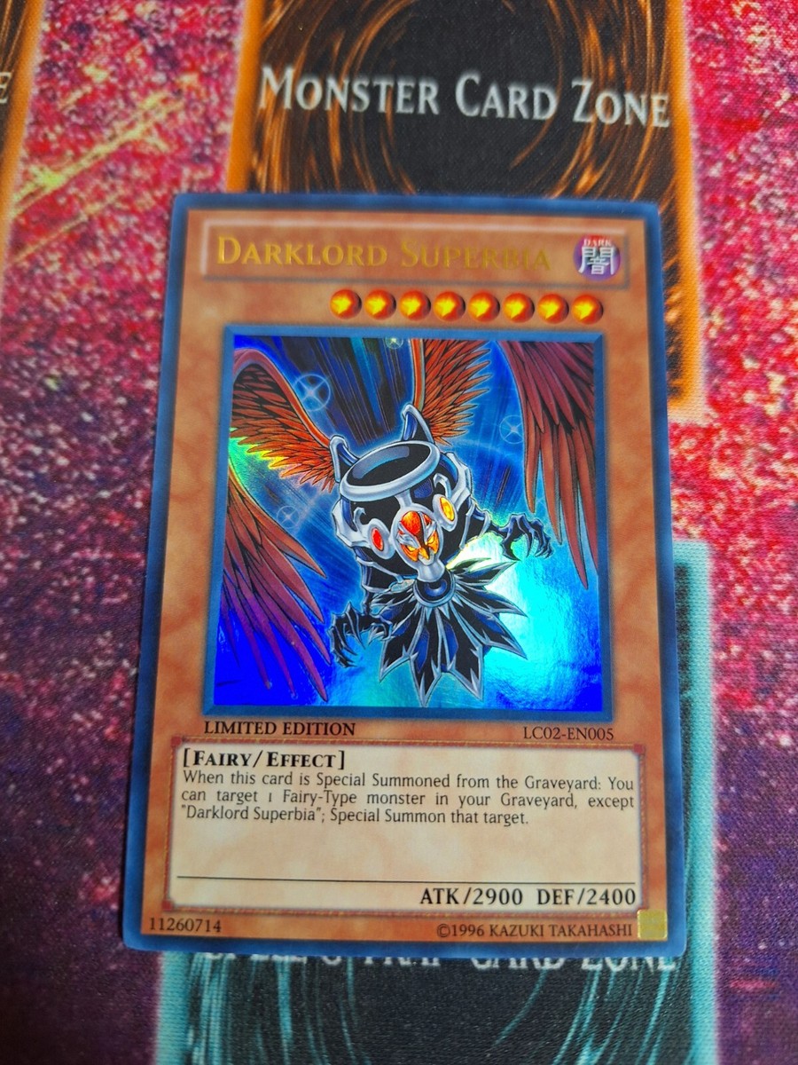 エラーカード　DARKLORD Superbia 限定版 LCO2-EN005 Darklord Superbia LC02-EN005 Prices | YuGiOh Legendary