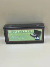 vintage clay poker chip set New 80 And Cards 13.5g Clay Chips