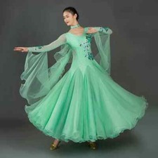 Ballroom Dance Dress with Dress Social Sance Dress Dance Costumes Ball Gown