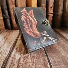 Leather Journal Notebook sketchbook Wedding gift Dream Journal Gift for Him Her.