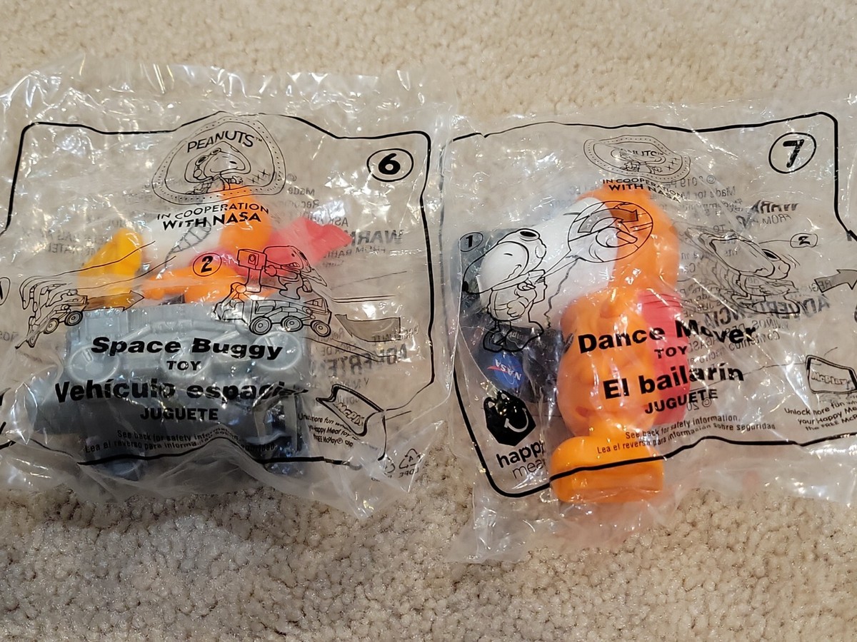 McDonald’s Peanuts NASA Snoopy #6,#7 Figure Happy Meal Toy 2018